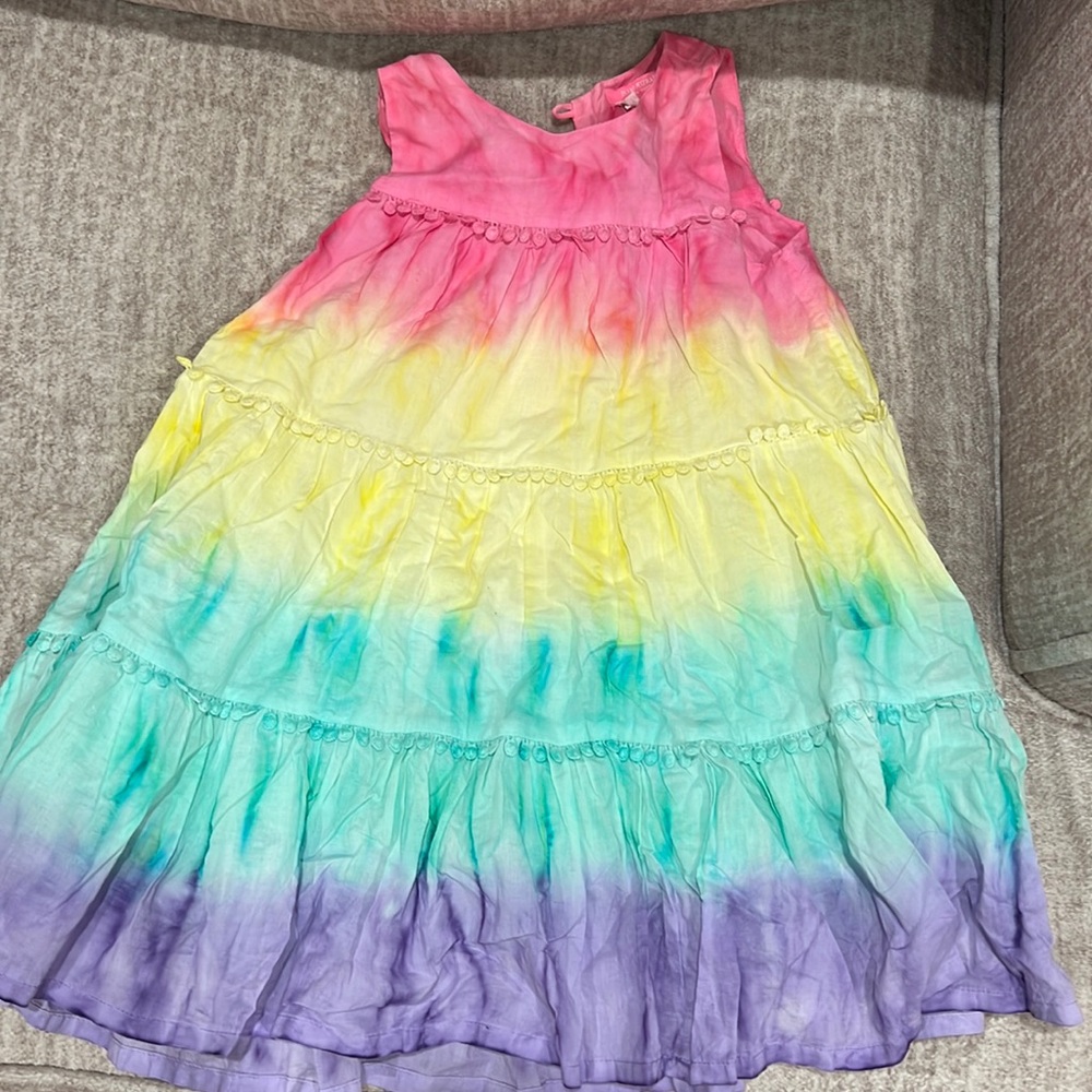 Isaac Mizrahi Ombré Rainbow Toddler Dress Size 4T